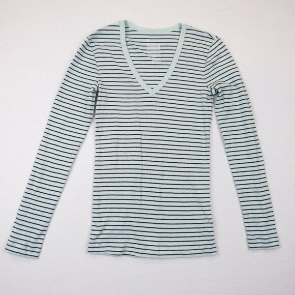 Gap The Bowery Super Soft Long Sleeve T-Shirt Striped Women's Size XS - Picture 1 of 4
